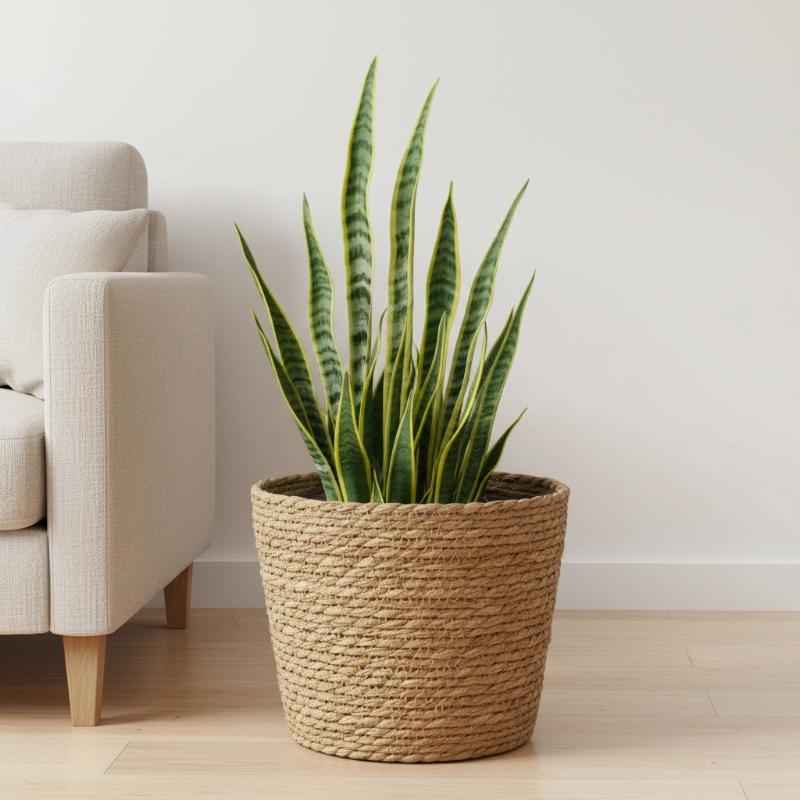 Rattan Basket Flower Pot Straw - огляд і ціна Rattan Plant Basket
