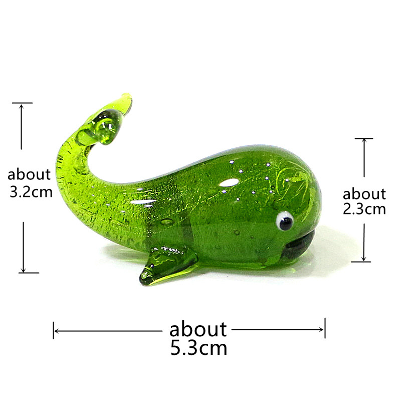 Murano Glass Whale Miniature F - огляд і ціна Home Decor Y2K