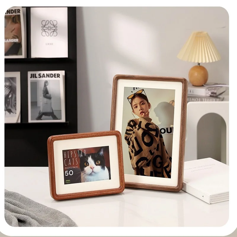 Solid Wood Photo Frame Walnut  - огляд і ціна Bamboo Photo Frame