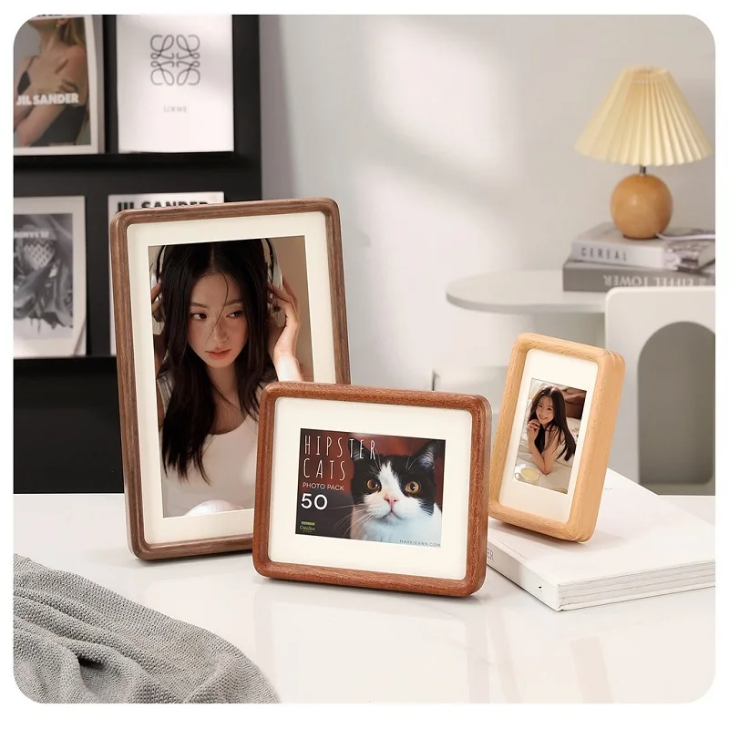 Solid Wood Photo Frame Walnut  - огляд і ціна Bamboo Photo Frame