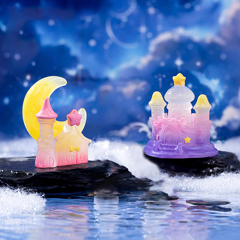 1Pcs Luminous Mini Castle Micr - огляд і ціна Home Decor Za