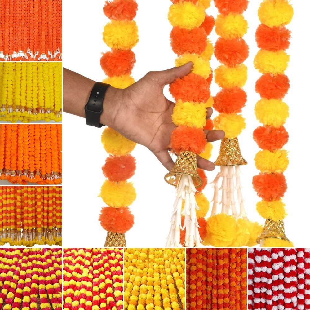 Long Strands Artificial Marigo - огляд і ціна Home Decor Indonesia